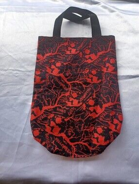 Red & Black Skulls Mini Tote Bag